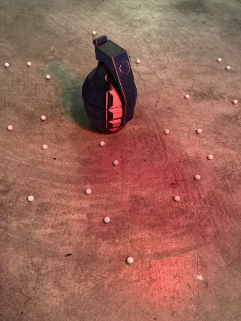 Mô Hình Lựu Đạn Airsoft – Tự In 3D Độc Đáo - Image 1