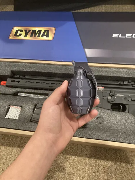 Mô Hình Lựu Đạn Airsoft – Tự In 3D Độc Đáo - Image 2