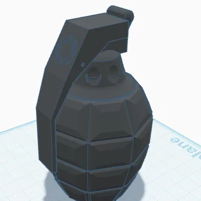 Mô Hình Lựu Đạn Airsoft – Tự In 3D Độc Đáo