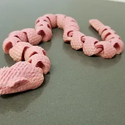 Rắn Chuông Khớp Nối 3D - Đồ Chơi In 3D Vui Nhộn