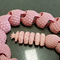 Rắn Chuông Khớp Nối 3D - Đồ Chơi In 3D Vui Nhộn