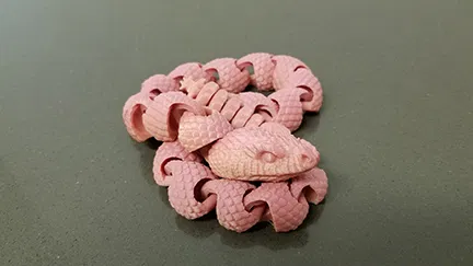 Rắn Chuông Khớp Nối 3D - Đồ Chơi In 3D Vui Nhộn - Image 3