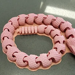 Rắn Chuông Khớp Nối 3D - Đồ Chơi In 3D Vui Nhộn