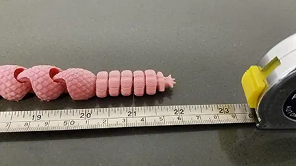 Rắn Chuông Khớp Nối 3D - Đồ Chơi In 3D Vui Nhộn - Image 5