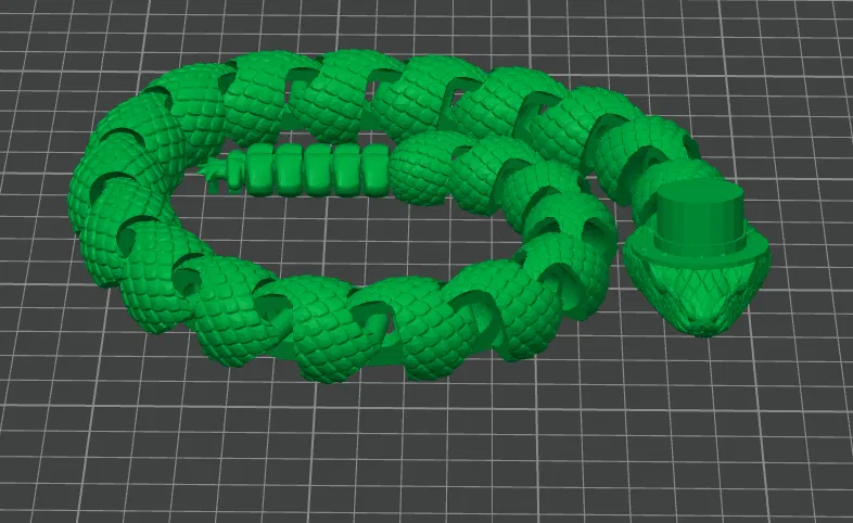 Rắn Khớp Nối Đồ Chơi Độc Đáo - Mô Hình In 3D - Image 1