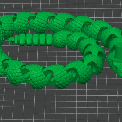 Rắn Khớp Nối Đồ Chơi Độc Đáo - Mô Hình In 3D