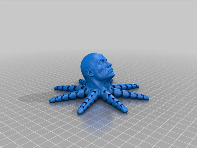 Mô Hình Rocktopus 3D Độc Đáo - Dễ In, Không Cần Supports - Image 1