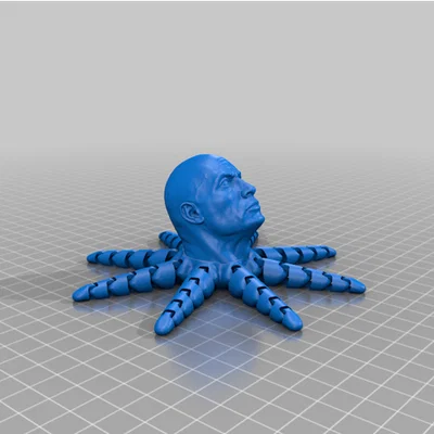 Mô Hình Rocktopus 3D Độc Đáo - Dễ In, Không Cần Supports
