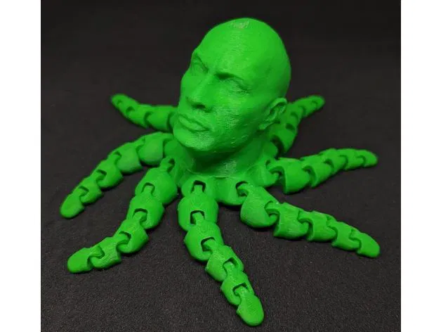 Mô Hình Rocktopus 3D Độc Đáo - Dễ In, Không Cần Supports - Image 2