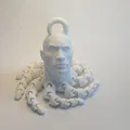Móc Khóa Rocktopus 3D: Đầu "The Rock" Kết Hợp Bạch Tuộc - Thumbnail 1