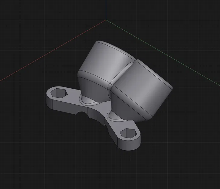 Ngàm gắn dual antenna DJI O4 cho ImpulseRC APEX EVO - Image 2