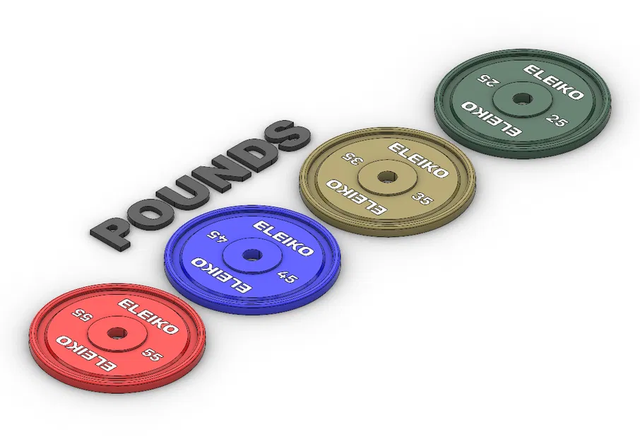 Mini Eleiko Plate Coasters – Bộ lót ly bánh tạ Eleiko mini - Image 4