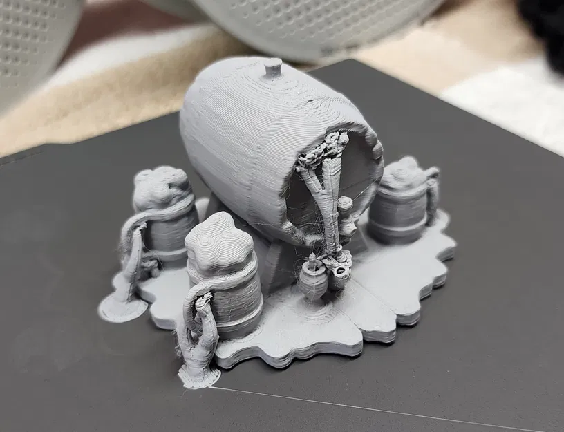 Mô Hình Thùng Rượu và Cốc Bia Mini 3D - Image 5