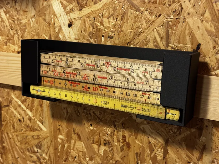 Bộ nhả thước gấp: gắn tường/T-slot/french cleat/IKEA Skadis - Image 1