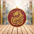 Móc Treo Trang Trí Rồng Vàng Đón Tết Giáp Thìn 2024 - Thumbnail 1