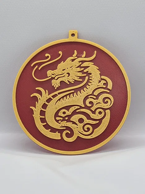 Móc Treo Trang Trí Rồng Vàng Đón Tết Giáp Thìn 2024 - Image 2