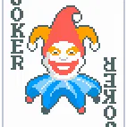 Mô Hình 3D Lá Bài Joker Balatro Pixel Art