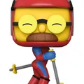 Mô Hình Ned Flanders "Stupid Sexy" Trượt Tuyết Funko Pop In 3D - Thumbnail 1