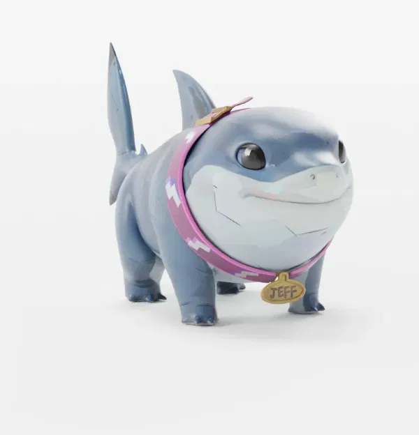 Jeff Cá Mập Đất - Mô Hình 3D Độc Đáo - Image 1