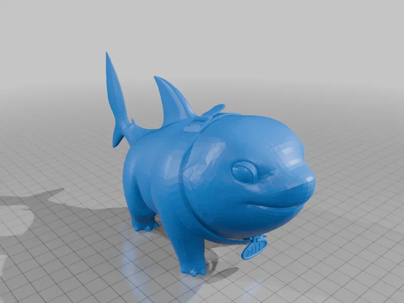 Jeff Cá Mập Đất - Mô Hình 3D Độc Đáo - Image 4