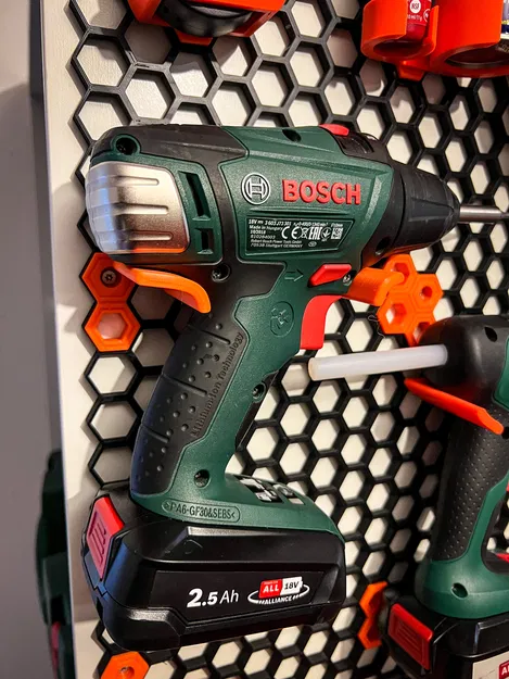 Ngàm treo Bosch PSR 18 LI-2 cho Honeycomb Storage Wall - Image 1