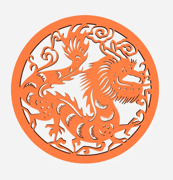 Mẫu Trang Trí Tết Con Rồng 3D - Mang May Mắn Đến Nhà - Image 2