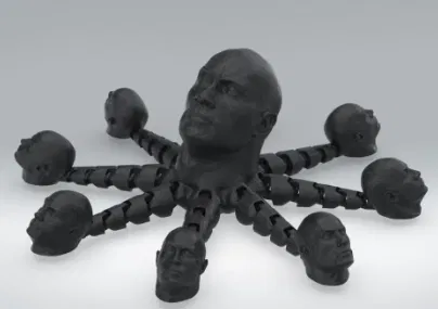 Mô Hình OctoRocktopus "The Rock" In 3D Không Cần Support - Image 1