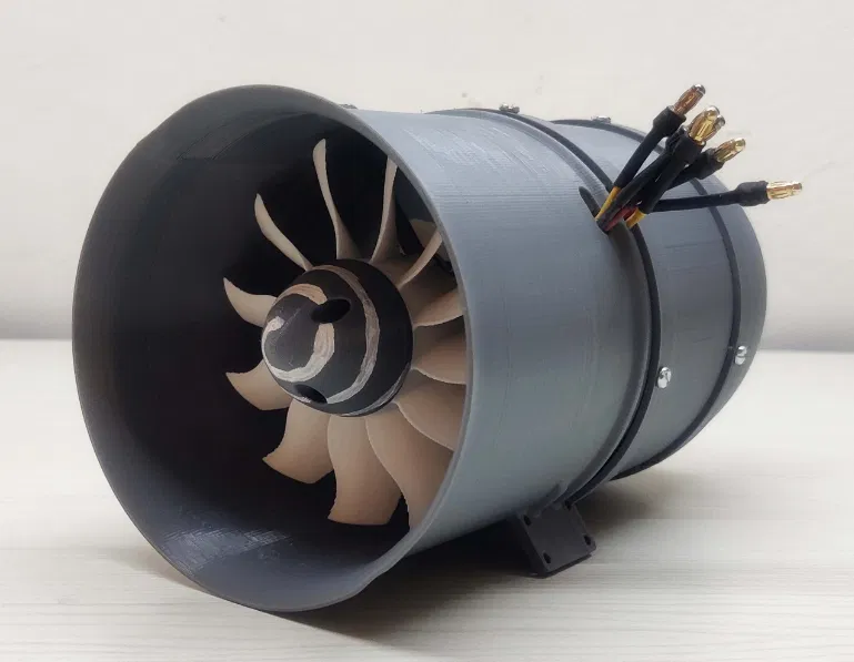 Mô hình Quạt Lồng 3D cho Động Cơ Phản Lực Nguyên Mẫu - Image 1
