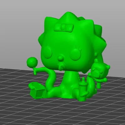 Mô Hình Maggie Simpson Alien Funko POP! - Tự In 3D Sáng Tạo