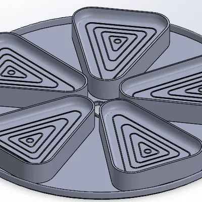 Khuôn Onigiri (Onigiri mold) tam giác cân – làm 5 cái cùng lúc