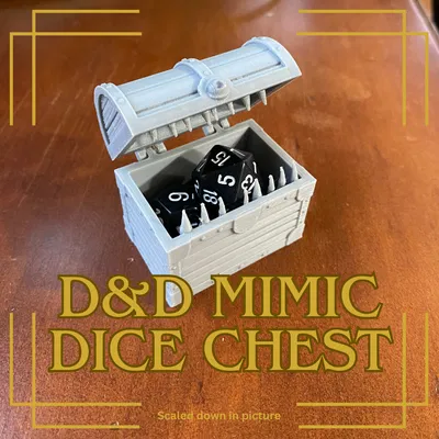 Hộp Xúc Xắc Mimic D&D V.2 (Dice Box Mimic D&D V.2)