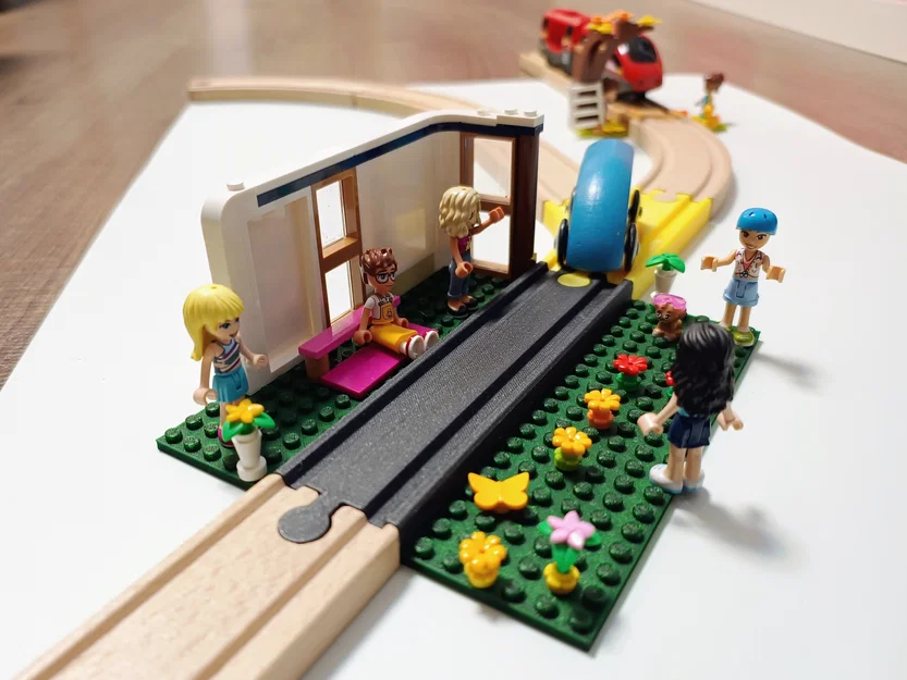 Đường Ray Tàu Hỏa Kết Hợp Bảng LEGO Đa Năng - Image 2