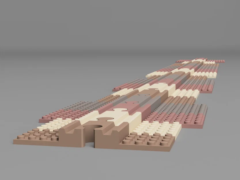 Đường Ray Tàu Hỏa Kết Hợp Bảng LEGO Đa Năng - Image 4
