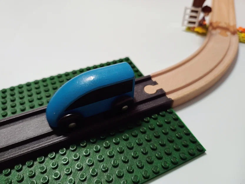 Đường Ray Tàu Hỏa Kết Hợp Bảng LEGO Đa Năng - Image 6