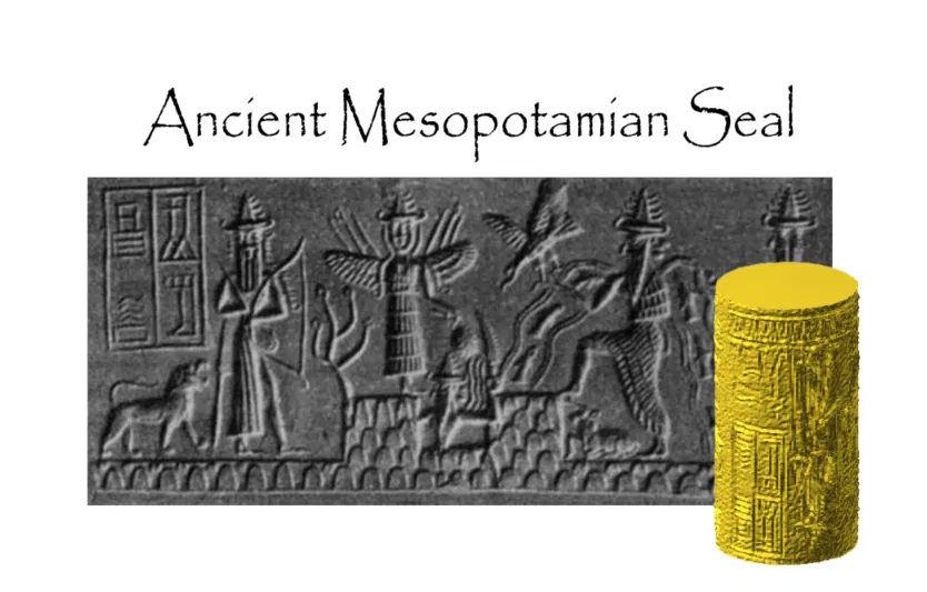 Con Dấu Cổ Đại Mesopotamia - Mô Hình In 3D - Image 1