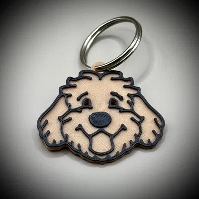Móc khóa Labradoodle (Labradoodle Key Ring)