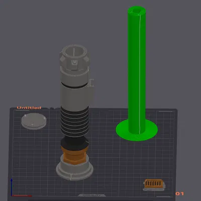 Lightsaber Thu Gọn Cải Tiến (Improved Collapsing Lightsaber)