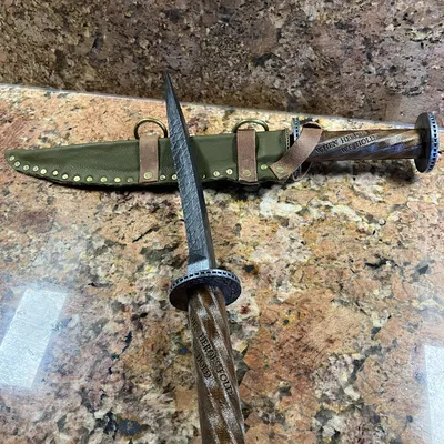 Dao găm rondel LARP in 3D chống đâm xuyên (stab-safe)