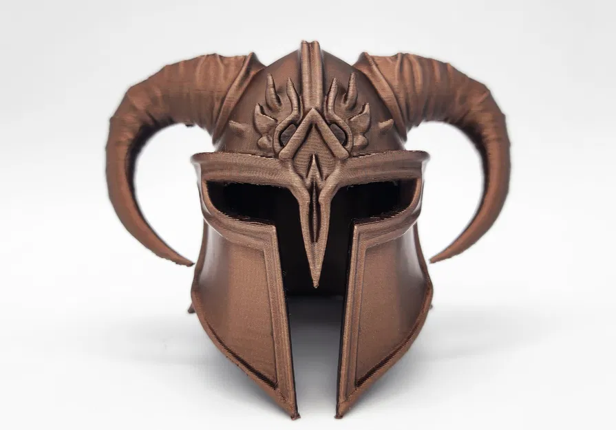 Mô Hình Mũ Bảo Hiểm Sừng Phong Cách Skyrim Miniature - Image 2