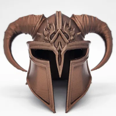 Mô Hình Mũ Bảo Hiểm Sừng Phong Cách Skyrim Miniature