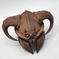 Mô Hình Mũ Bảo Hiểm Sừng Phong Cách Skyrim Miniature - Thumbnail 3