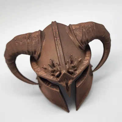 Mô Hình Mũ Bảo Hiểm Sừng Phong Cách Skyrim Miniature