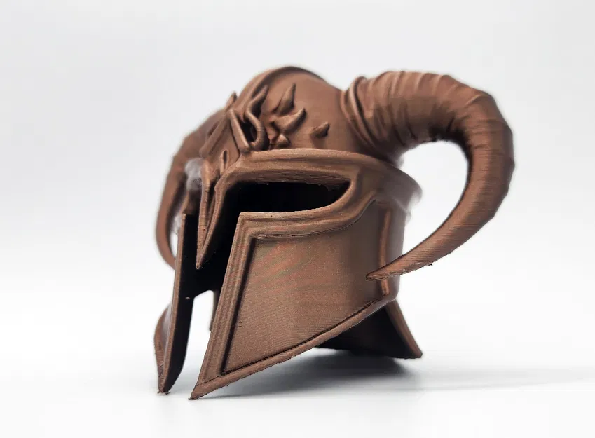 Mô Hình Mũ Bảo Hiểm Sừng Phong Cách Skyrim Miniature - Image 4