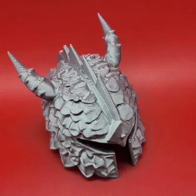 Nón Trụ Rồng Fantasy - Mô Hình In 3D Độc Đáo