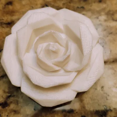 Hoa Hồng Geometric In 3D - Quà Tặng Độc Đáo, Trang Trí Tinh Tế