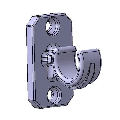 Giá đỡ thanh rèm Cafehaus/Gardinenstange/Bistrogardine D12mm (11,6mm)