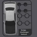 Mô Hình Xe Dodge Challenger Hellcat In 3D Tỷ Lệ 1:24 - Thumbnail 3