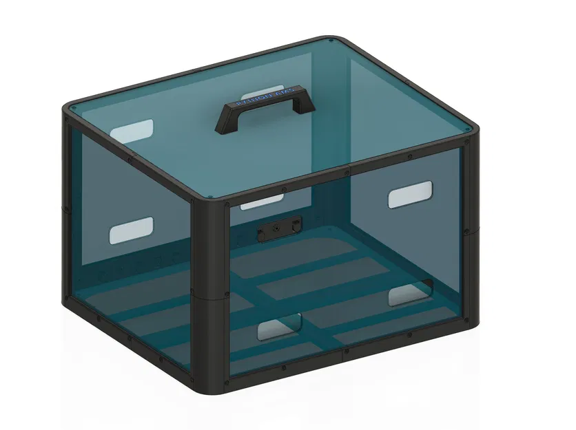 Python - Ultimate Bambu Lab AMS - Enclosure gia nhiệt chủ động (File STEP) - Image 1