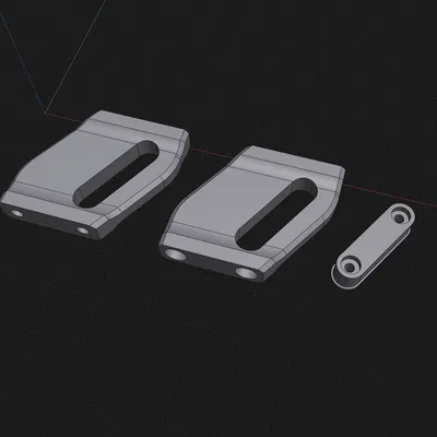 Gá camera DJI O4 Pro cho ImpulseRC APEX EVO (camera mount)