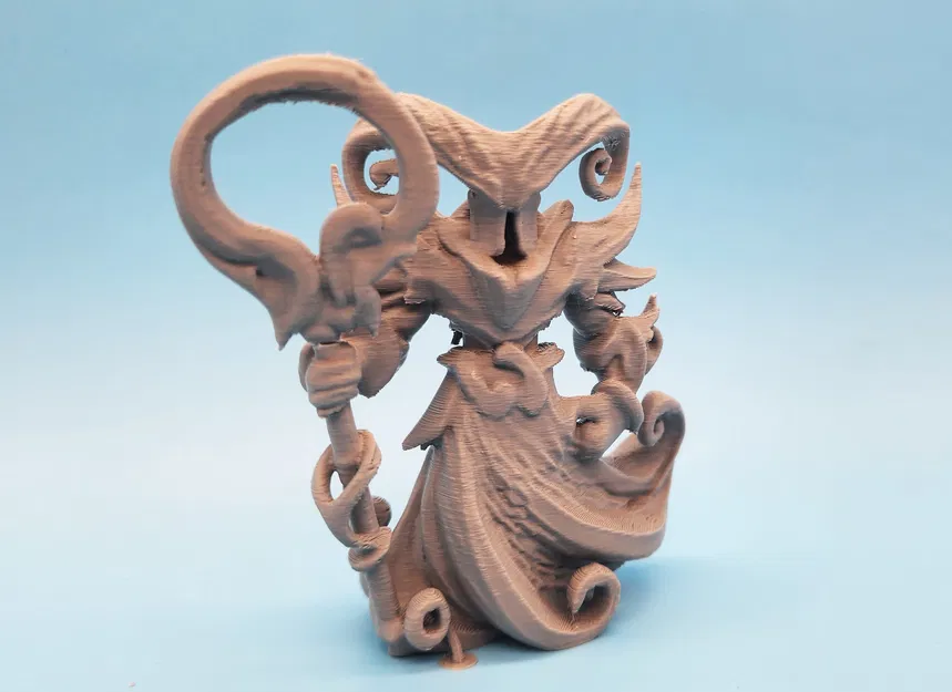 Tượng Pháp Sư Nguyên Tố - Mô Hình RPG 3D - Image 2